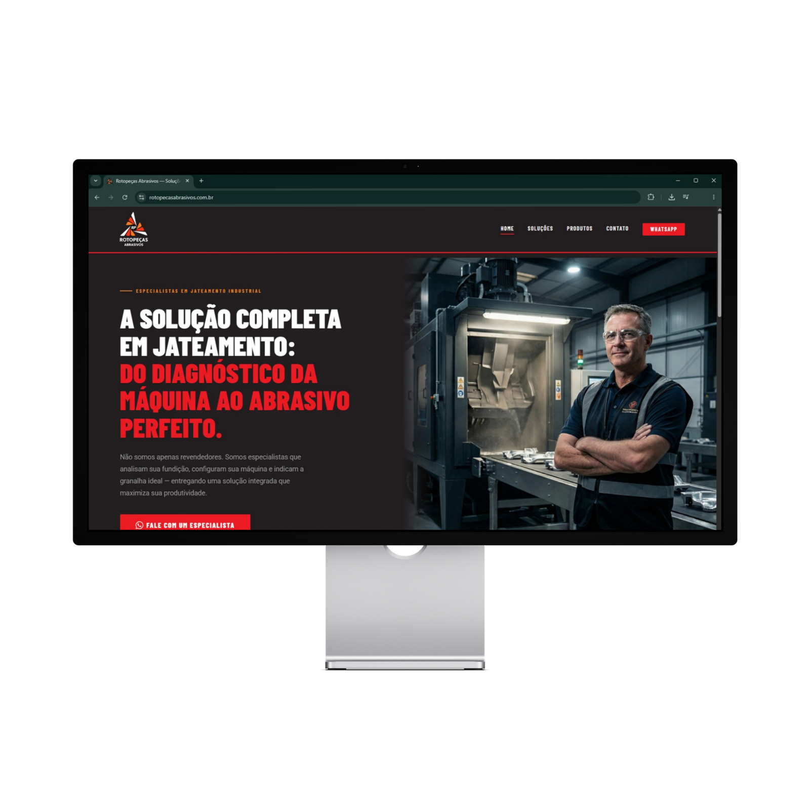 Site Institucional Rotopeças Abrasivos